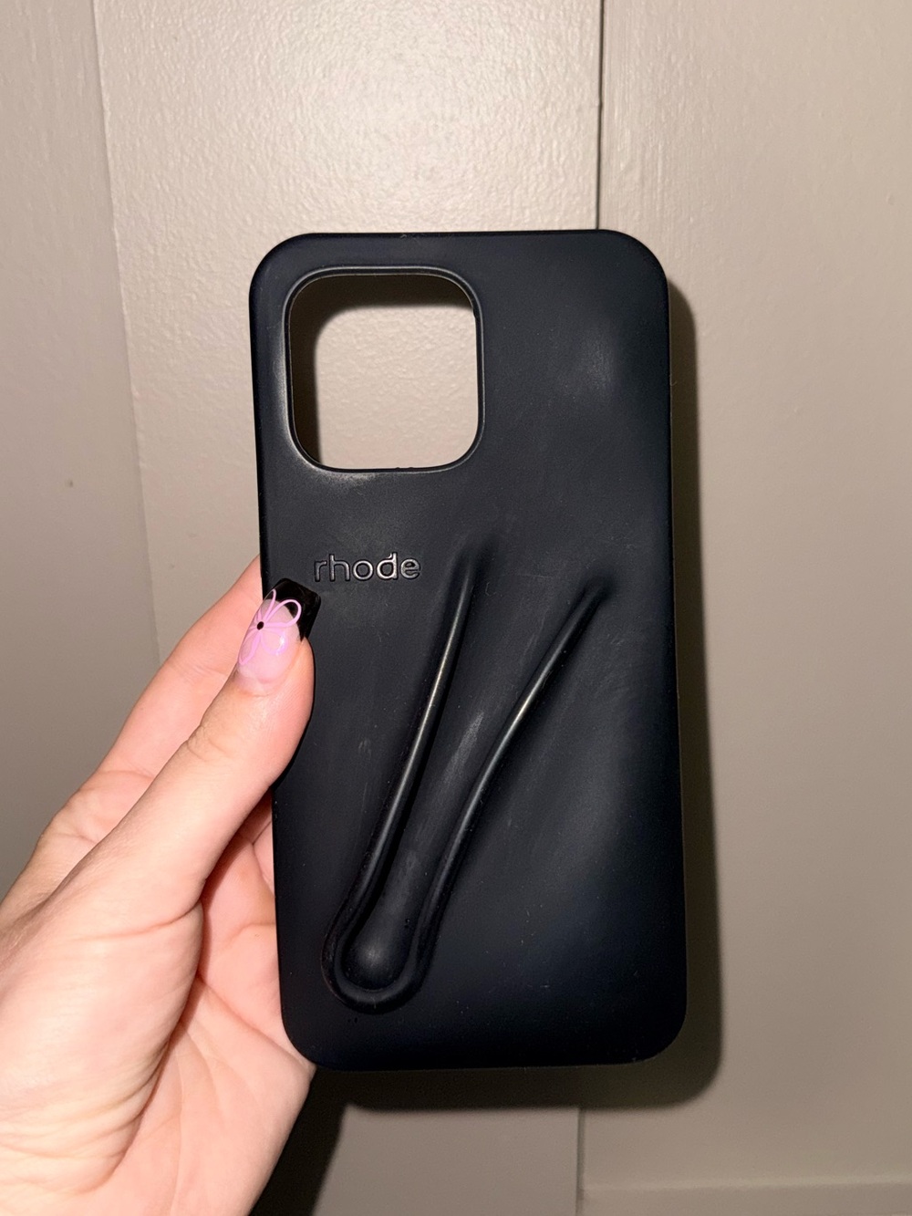 Rhode Lip Case iPhone 16 Pro Max in black